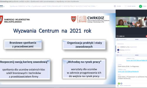 zrzut ekranu Spotkanie z dyrektorami szkol 01 02 2021 (7)