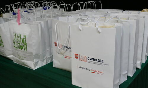 gala konkursu Zloty Herb i Zawodowcy Poszukiwani; 31 maja 2021 roku, Złotów; nagrody; sala kinowa i scena;_