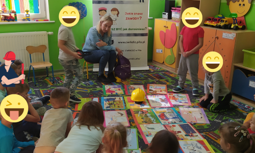 w Samorządowym Przedszkolu w Białośliwiu oraz oddziałach w Pobórce Wielkiej i Nieżychowie przeprowadzone zostały zajęcia pod nazwą Stasiu Zawodowiec;,,