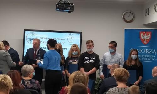 Gala finałowa konkursu Z samorzadem na ty; nagrodzenie osob wyróżnionych