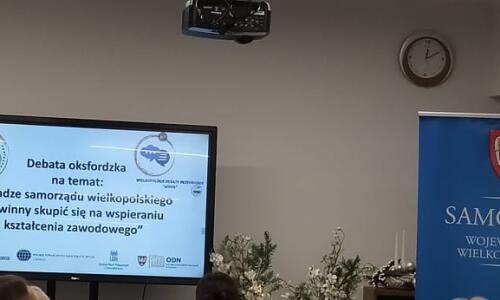 Gala finałowa konkursu Z samorzadem na ty; zapowiedz debaty oksfordzkiej