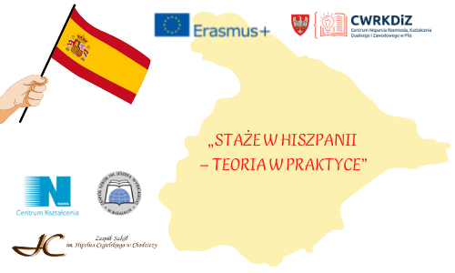 „Staże w Hiszpanii – teoria w praktyce”  - spotkania organizacyjne Erasmus + 2022 r.
