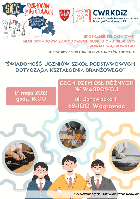 Spotkanie szkoleniowe dla Sieci Doradców Zawodowych Subregionu Pilskiego w powiecie wągrowieckim